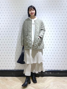 「アパートバイローリーズ」｜「アイテム（スウェット）」を使った、yoshiさん（レディース・161cm）の秋コーディネート