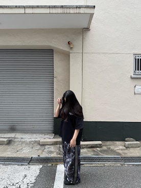 「A4A（エーフォーエー）のアイテム」を使った、りなさん（レディース・155cm）の夏コーディネート