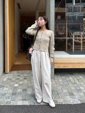 「CAPRICIEUX LE'MAGE（カプリシューレマージュ）のアイテム」を使った、mami_lemageさん（レディース・158cm）の秋コーディネート