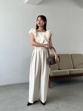 「アイテム（パンプス）」を使った、mami_lemageさん（レディース・158cm）の夏コーディネート