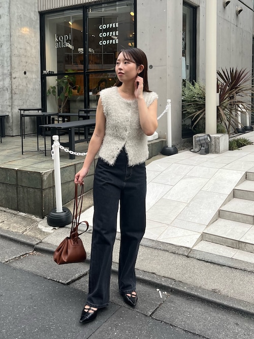 CAPRICIEUX LE'MAGE 13ozハイウエストストレートデニム 13ozハイ