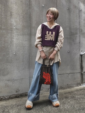 「KEEN（キーン）のアイテム」を使った、toi._.moiさん（レディース・161cm）の秋コーディネート