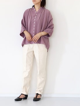 「CATWORTH（カットワース）のアイテム」を使った、francbonnさん（レディース・158cm）の夏コーディネート