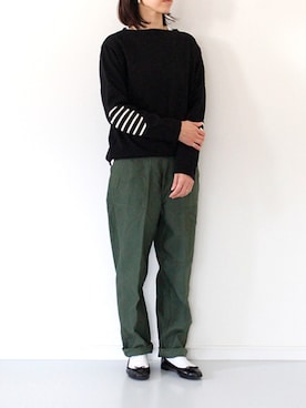 「TRAVAIL MANUEL（トラバイユマニュアル）のアイテム」を使った、francbonnさん（レディース・158cm）の秋コーディネート