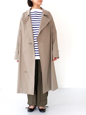 「LENO（リノ）のアイテム（ジャケット/アウター）」を使った、francbonnさん（レディース・158cm）の冬コーディネート