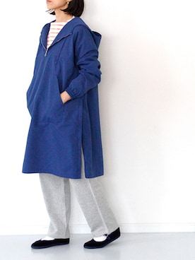 「LENO（リノ）のアイテム（ジャケット/アウター）」を使った、francbonnさん（レディース・158cm）の冬コーディネート