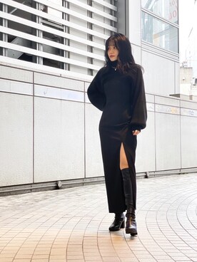 R&E_REZOY本部staffさん（レディース・148cm）の秋コーディネート