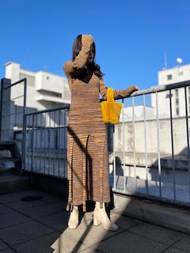 「REZOY（リゾイ）のアイテム（ブーツ）」を使った、R&E_REZOY本部staffさん（レディース・148cm）の秋コーディネート