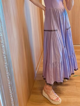 R&E_REZOY本部staffさん（レディース・162cm）の夏コーディネート