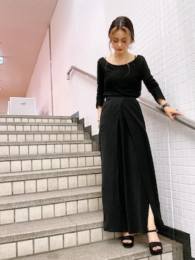 「R&E渋谷109スタッフコーデ」｜R&E_REZOY本部staffさん（レディース・150cm）の夏コーディネート