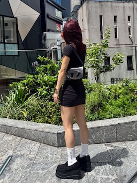 「R&E（アールアンドイー）のアイテム」を使った、R&E_REZOY本部staffさん（レディース・148cm）の秋コーディネート