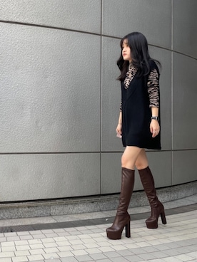 R&E_REZOY本部staffさん(レディース・148cm)の秋コーディネート