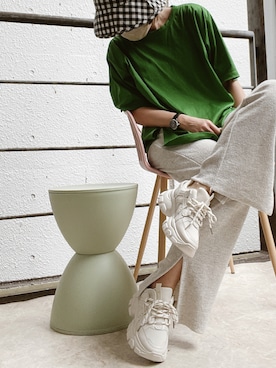 R&E_REZOY本部staffさん（レディース・162cm）の夏コーディネート