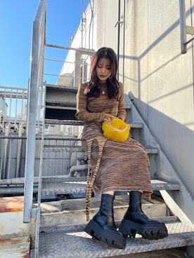 「R&E渋谷109スタッフコーデ」｜R&E_REZOY本部staffさん（レディース・148cm）の秋コーディネート