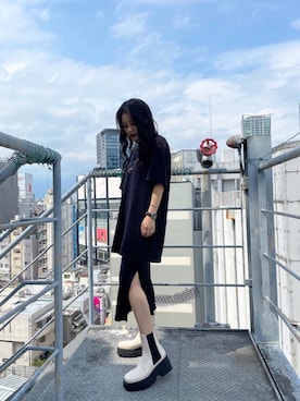 「オトナストリート」｜R&E_REZOY本部staffさん（レディース・147cm）の夏コーディネート