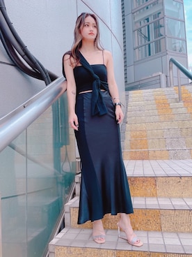 「R&E渋谷109スタッフコーデ」｜R&E_REZOY本部staffさん（レディース・148cm）の夏コーディネート