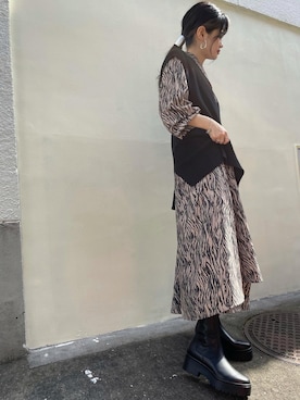 「R&E渋谷109スタッフコーデ」｜R&E_REZOY本部staffさん（レディース・148cm）の秋コーディネート