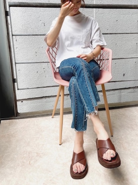 「R&E渋谷109スタッフコーデ」｜R&E_REZOY本部staffさん（レディース・162cm）の夏コーディネート