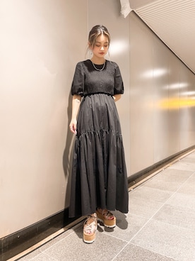 「R&E渋谷109スタッフコーデ」｜R&E_REZOY本部staffさん（レディース・148cm）の夏コーディネート