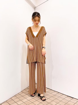 「R&E渋谷109スタッフコーデ」｜R&E_REZOY本部staffさん（レディース・148cm）の夏コーディネート