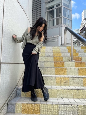 R&E_REZOY本部staffさん（レディース・148cm）の秋コーディネート