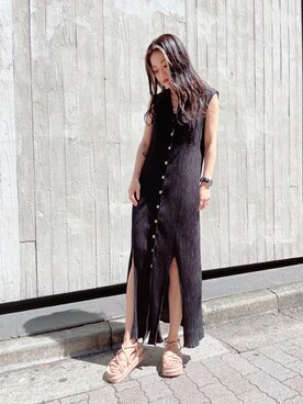 「R&E渋谷109スタッフコーデ」｜R&E_REZOY本部staffさん（レディース・148cm）の夏コーディネート