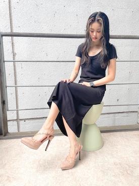 「R&E渋谷109スタッフコーデ」｜R&E_REZOY本部staffさん（レディース・148cm）の夏コーディネート