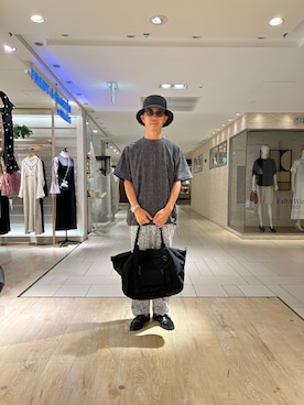「おとなコーデ」｜「アイテム（帽子）」を使った、ミサキさん（メンズ・165cm）の夏コーディネート