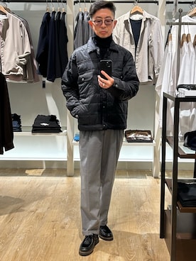 「アイテム（ジャケット/アウター）」を使った、ミサキさん（メンズ・165cm・50代）の秋コーディネート