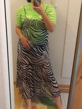 「シースルーワンピース」｜RURUMIさん（レディース・155cm）の夏コーディネート