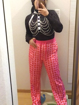 「Import & Select（インポートアンドセレクト）のアイテム（パンツ）」を使った、RURUMIさん（レディース・155cm）の冬コーディネート