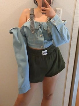 「CYCLE（サイクル）のアイテム」を使った、RURUMIさん（レディース・155cm）の春コーディネート