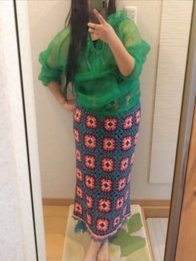 「jouetie（ジュエティ）のアイテム」を使った、RURUMIさん（レディース・155cm）の春コーディネート