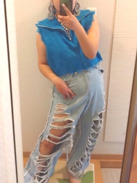 「jouetie（ジュエティ）のアイテム」を使った、RURUMIさん（レディース・155cm）の春コーディネート
