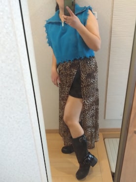 「EVRIS（エヴリス）のアイテム（シューズ）」を使った、RURUMIさん（レディース・155cm）の春コーディネート