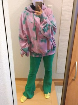 ピンク グリーン の人気ファッションコーディネート Wear