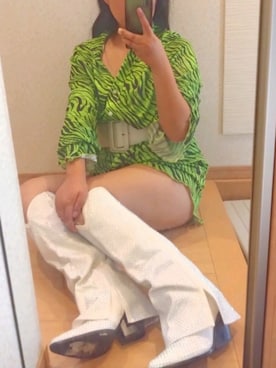 「FOREVER 21（フォーエバー トゥエンティーワン）のアイテム（シューズ）」を使った、RURUMIさん（レディース・155cm）の夏コーディネート