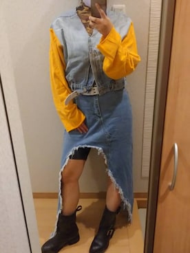 「WEGO（ウィゴー）のアイテム（レギンス/スパッツ）」を使った、RURUMIさん（レディース・155cm）の秋コーディネート