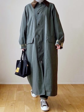 「40代女性」｜「アイテム（その他アウター）」を使った、iimaさん（レディース・155cm）の冬コーディネート
