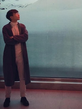 「Bershka（ベルシュカ）のアイテム（パンツ、ホワイト系）」を使った、Nickyさん（レディース・163cm）の夏コーディネート