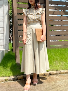 「DEICY（デイシー）のアイテム」を使った、DEICYさん（レディース・160cm）の夏コーディネート