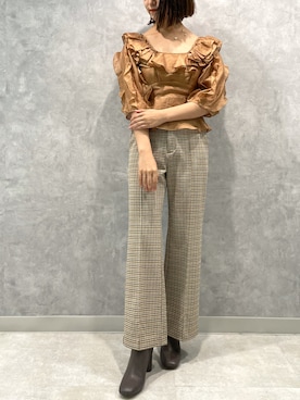 「DEICY（デイシー）のアイテム（その他パンツ）」を使った、DEICYさん（レディース・160cm）の夏コーディネート