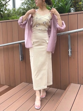 「DEICY（デイシー）のアイテム」を使った、DEICYさん（レディース・158cm）の夏コーディネート