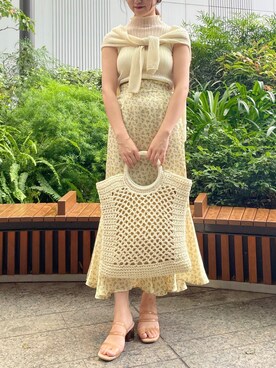 DEICY(デイシー)の「ヴィンテージフラワーマーメイドスカート DEICY(デイシー)の「ヴィンテージフラワーマーメイドスカート