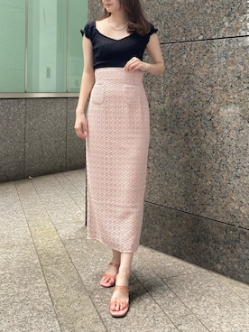 「DEICY（デイシー）のアイテム」を使った、DEICYさん（レディース・161cm）の夏コーディネート