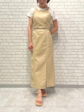 「ME COUTURE（ミークチュール）のアイテム（スカート）」を使った、DEICYさん（レディース・158cm）の夏コーディネート