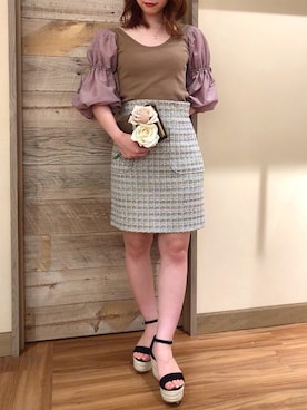 「アイテム（その他シューズ）」を使った、DEICYさん（レディース・149cm）の夏コーディネート