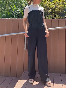「DEICY（デイシー）のアイテム（その他パンツ）」を使った、DEICYさん（レディース・155cm）の夏コーディネート