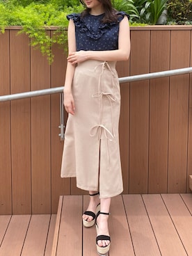 「DEICY（デイシー）のアイテム」を使った、DEICYさん（レディース・160cm）の夏コーディネート