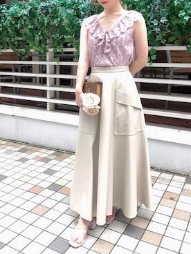 「DEICY（デイシー）のアイテム」を使った、DEICYさん（レディース・149cm）の夏コーディネート